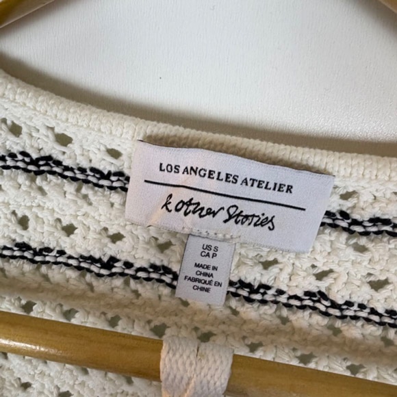 Coachella Vibe Fringed Cotton Crochet Mini Skirt & Top size S - Picture 5 of 8